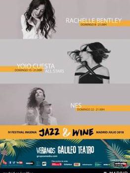 IV Festival Ingenia Jazz & Wine durante el mes de Julio