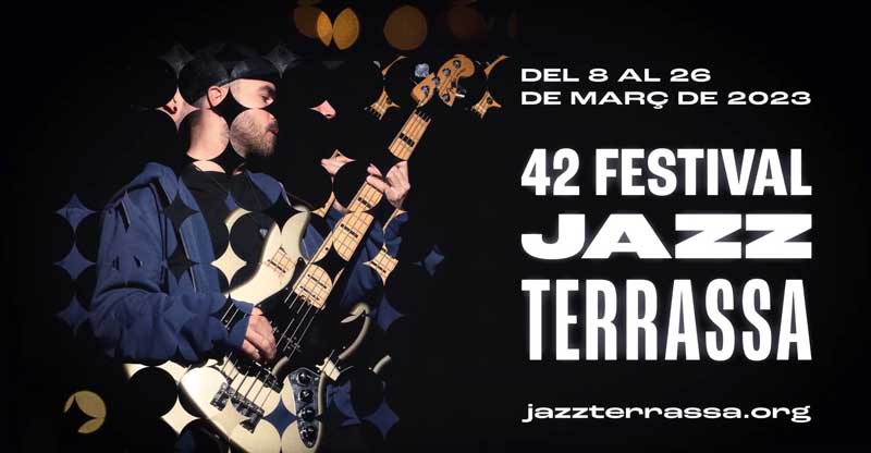 42 festival Jazz Terrasa cartel horizontal